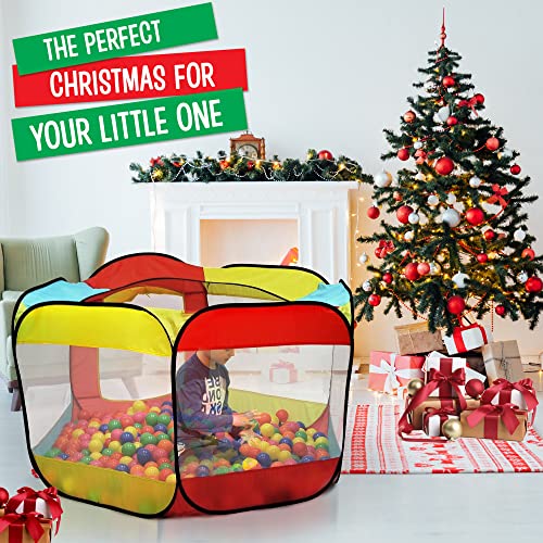 Kiddey Ball Pit Play Tent For Kids - 6-Sided Ball Pit For Kids Toddlers And Baby - Fill With Plastic Balls (Balls Not Included) Or Use As An Indoor / Outdoor Play Tent Great Gift Idea #TOP7