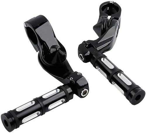 Miniatura 7 de Green-L Estriberas universales para motocicleta de 1 14 pulgadas con abrazadera en ángulo corto para Harley Touring Road King Street Glide Electra