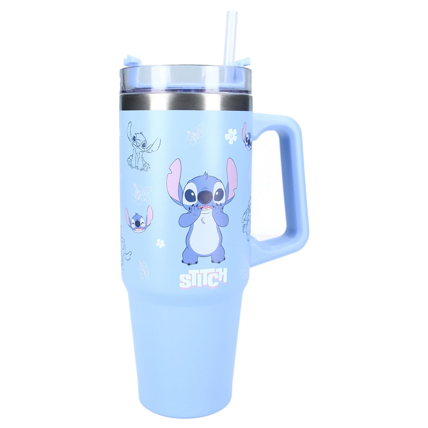 VADOBAG Bouteille Stitch avec Paille 900Ml