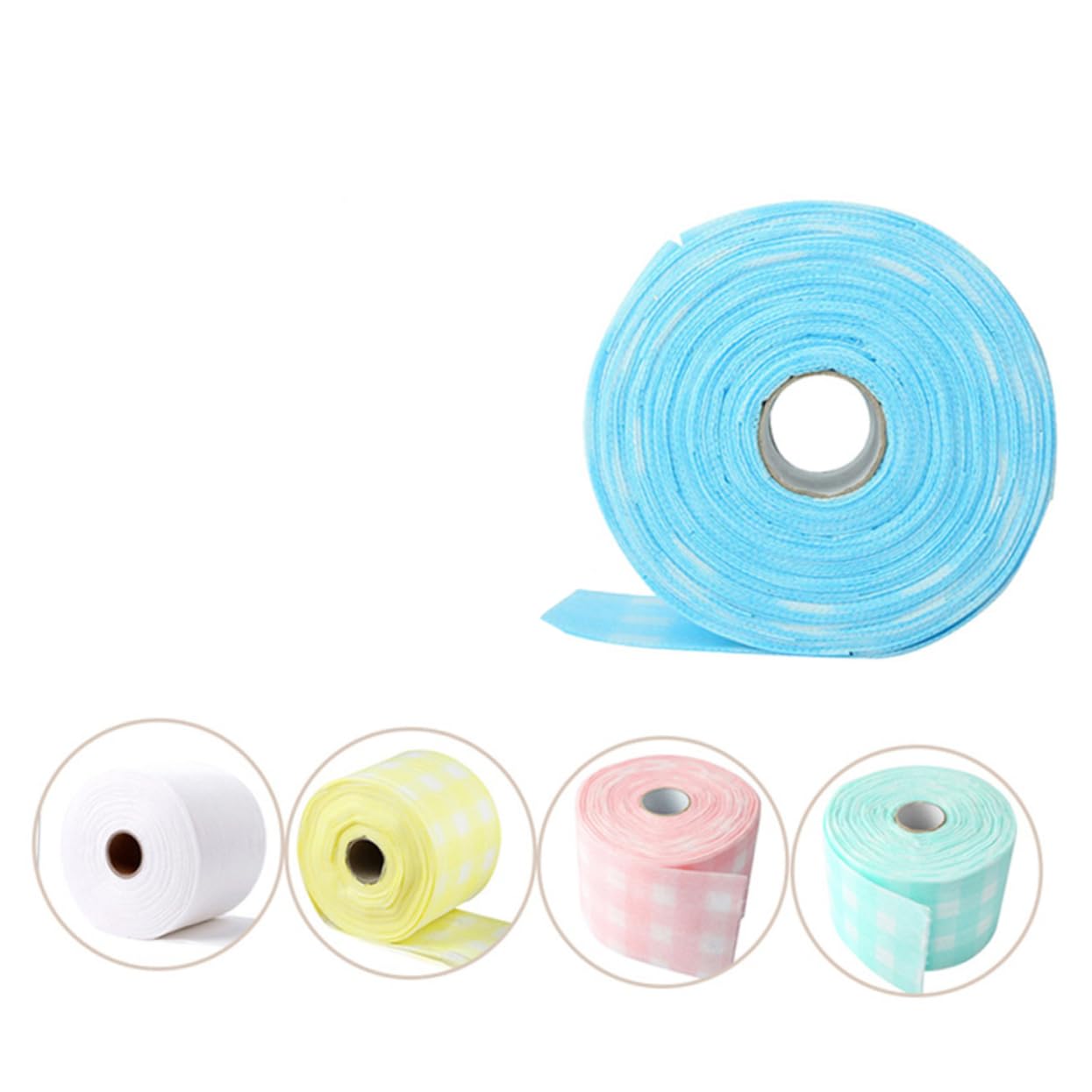 FRCOLOR 3rotoli Salviette Per Rimozione Dello Smalto Panni in Non Per Manicure Cotone Per Pulizia Delle Unghie Solvente Per Smalto Salviette Per Manicure