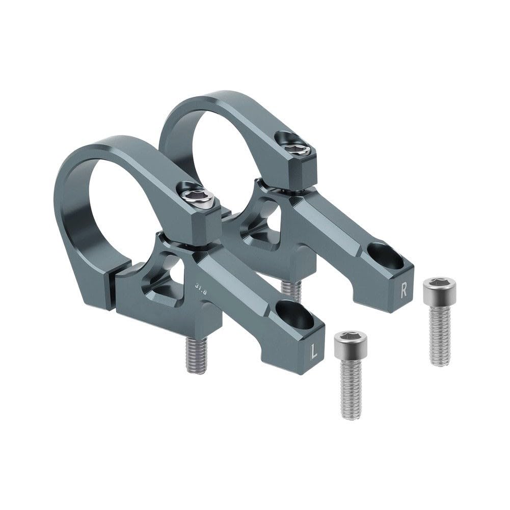 Connecteur de fourche léger à prise directe pour guidon de vélo, aluminium CNC6061, double structure d'épaule pour rigidité, 52 mm, argent