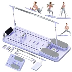 Pilates Board-Pilates Reformer Board,Multi-Purpose Portable Pilates Reformer Machine Home Pilates Kit for Home Workout,Fitness, Exercise,Abs,Core Equipment