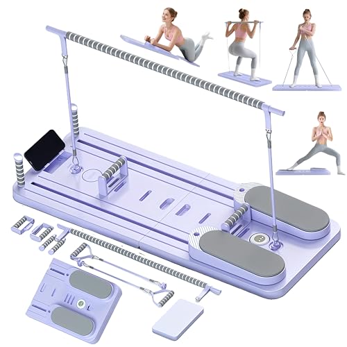 Pilates Board-Pilates Reformer Board,Multi-Purpose Portable Pilates Reformer Machine Home Pilates Kit for Home Workout,Fitness, Exercise,Abs,Core Equipment