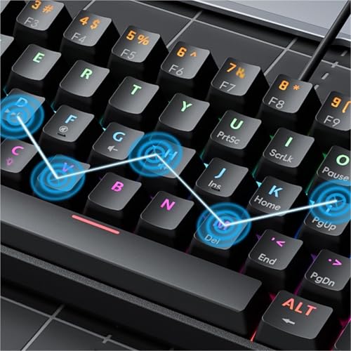 Clavier mécanique filaire à 61 touches remplaçable à chaud MK61-HEI - 6