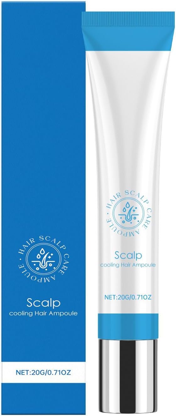 1/2/3/4Pcs Scalp Serum, Hair Growth Serum,20g, Scalp Cooling Hair Ampoule for Men & Women, Hair Strengthen & Grow, Hair Oil Improves Hair Shine (1Pc)