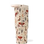 HydroJug Sport - Stainless Steel Tumbler with Straw, Vacuum Insulated, 32oz Leakproof Water Bottle, Ergonomic Design, Reusable, Dishwasher Safe, Rubber Base, Durable for Gym or Outdoors, Rodeo