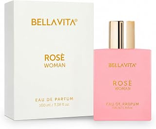 Bella Vita Luxury Rose Woman Eau De Parfum Perfume for Women with Black Currant, Vanilla, Jasmine|Floral & Sweet EDP Long ... Price In India