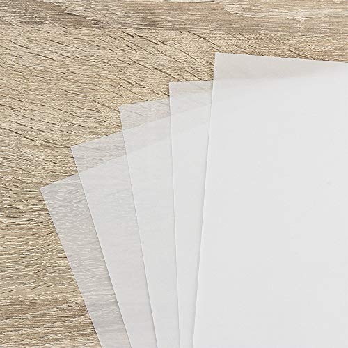100 Feuilles Papier Calque Blanc A4 100g/m² – Transparent Imprimable Pour Lanternes, Esquisses, Patron Couture