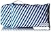 Flight 001 Spacepak Toiletry, Stripe Ocean Blue, One Size