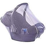 reer Insektennetz für Babyschalen, Moskitonetz passend für alle Modelle wie Maxi Cosi, schwarz