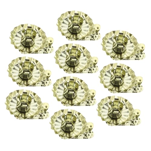 BIUDECO 10 Pièces Lot de Pinces Porte Bougies Décoratives Clips Faciles à Fixer pour Bougies Supports Compacts pour Sapin de Noël et Décoration Festive