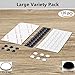 Cabinet Door Bumper, Cabinet Bumpers Clear 120PCS, Cabinet Stoppers Rubber, Cabinet Cushion Drawer Stops, Rubber Cabinet Door Bumpers Sound Dampening 3/8 inch