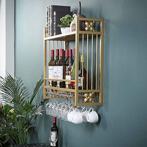Casier à vin rangement mural double couche pour libérer vos comptoirs - 5