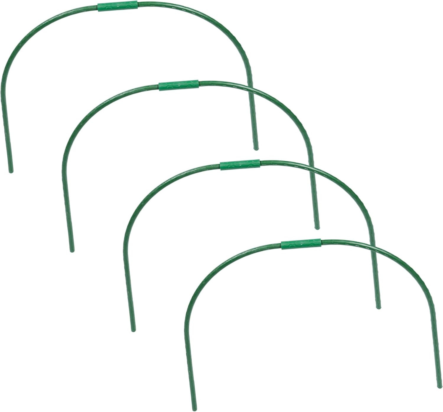 4 Sets Curved Greenhouse Arched Racks for Plant Protection Durable Gardening Supplies for Frost Raised Bed Cover for Garden Balcony