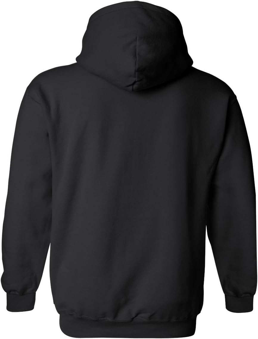 Gildan Blank Hoodie - Hooded Sweatshirt - Unisex Style 18500 Adult Pullover Black - Image 5