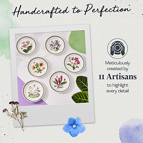 Portmeirion Exotic Botanic Garden 30 Piece Earthenware Dish Set | Dinnerware Set For 6 | Earthenware Dish Set | Includes Dinner Plates, Salad Plates, Mugs, Soup Bowls, & Cereal Bowls #TOP5