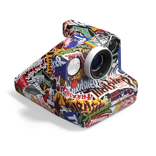 Polaroid Now 9187 Appareil photo instantané de type I 3ème génération – Édition Thrasher – Appareil photo uniquement sans film