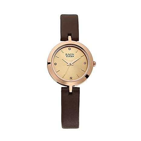 Analog Beige Dial Women's Watch-2540WL01