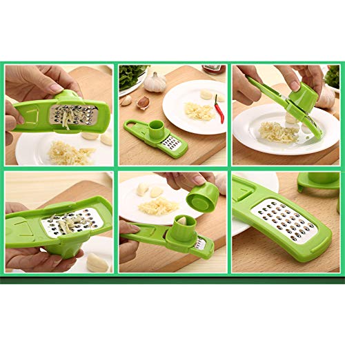 Multipurpose Garlic Grater Crusher Home Hand Made Kitchen Tools Peeler Brush Ginger Garlic Grinding Slicer #TOP2