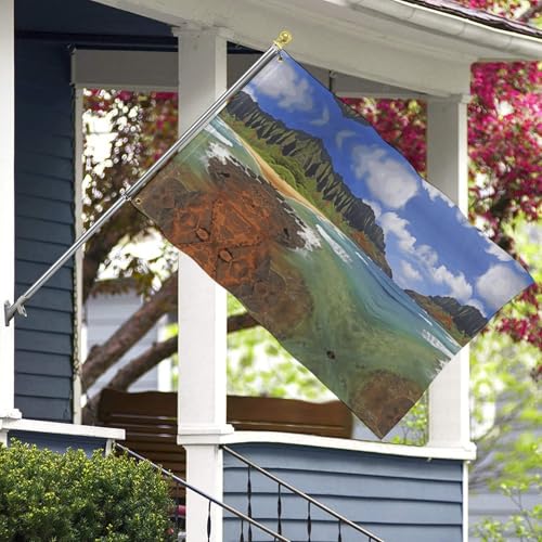 Drapeau de bienvenue extérieur pour sublimer votre entrée