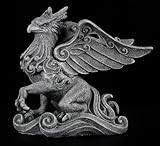 PTC 8 Inch Mystical Griffin Horse Creature in Waves Statue Figurine