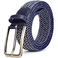 BOZEVON Cinturón Trenzado Elástico - Cinturón Trenzado