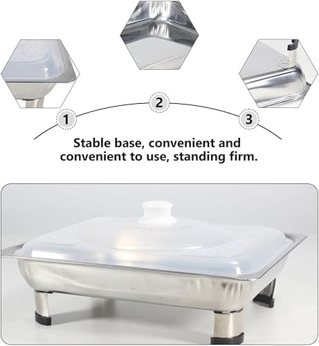 Miniatura 8 de 1 juego de cuatro patas parrilla de pescado restaurante bandeja de buffet versátil bandeja de comida versátil plato de buffet restaurante plato de