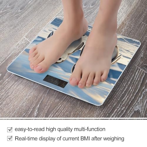 Báscula Digital de Baño FekiLoot con Plataforma de Vidrio miniatura 5