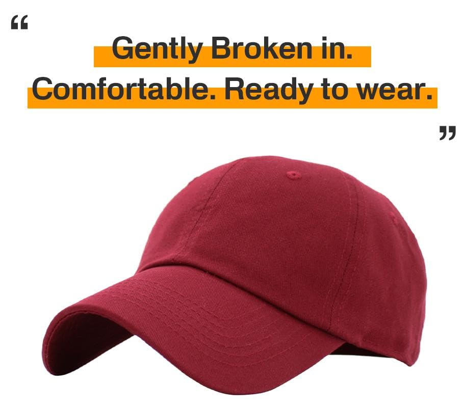 Image of KB-Ethos The Go-to Everyday Hat ! Polo Low Profile Sports Cap Unisex (100% Pure Cotton)
