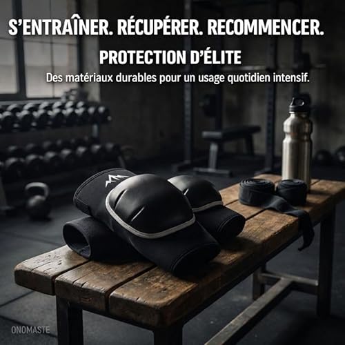 ONOMASTE - Rodilleras ultra acolchadas MMA Muay Thai boxeo tailandés deportes de combate boxeo artes marciales voleibol vóley acolchado protección de rodilla gruesa - imagen 9