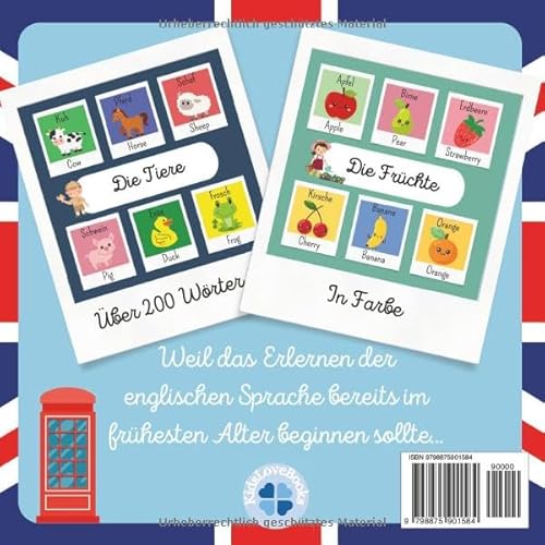 Meine ersten Worte auf Englisch: Erleichtern Sie Ihren Kindern das Englischlernen mit diesem unterha