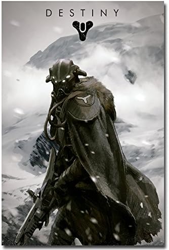 Shooting Game Destiny Art Canvas Poster Print Home Bedroom Decor Hunter Warlock Titan 4