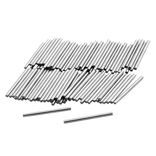 sourcing map 100 pcs Edelstahl Spannstifte 1,1 mm x 15,8 mm Lammfellumschlag umklappen Elements de