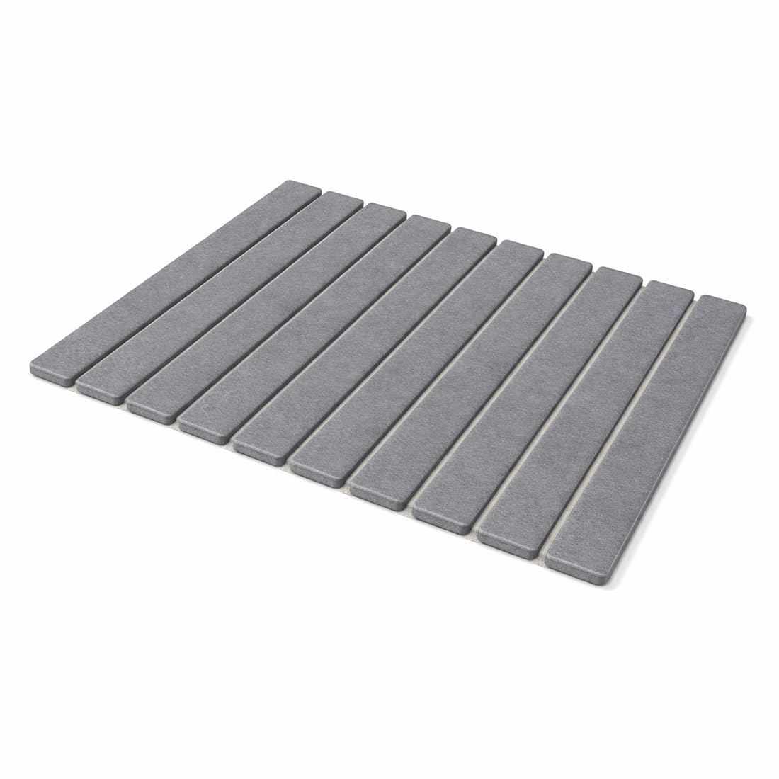 Acomoda Textil – Alfombra de Baño de Piedra Diatomita 40x60 cm Enrrollable. Tapete Antideslizante de Secado Rápido y Alta Absorción Práctico, Higiénico y Funcional para Hogar (Rejilla Beige) — view 6