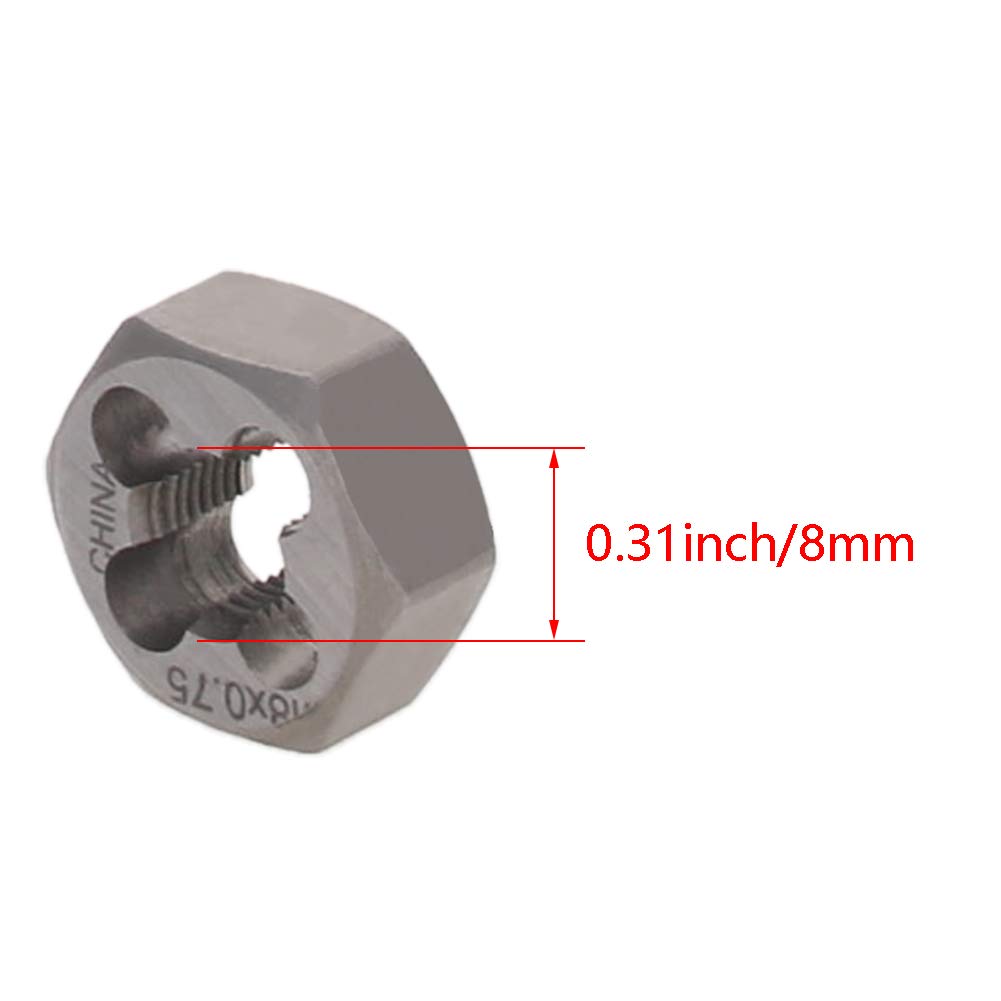 Utoolmart Hex Rethreading Die, M10 x 1.5 Pitch, Carbon Steel Thread Die, Hex Rethreading Die Machine Thread Die, Hexagon Taper Pipe Die — Amazon image 20