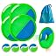 2set Blue Green