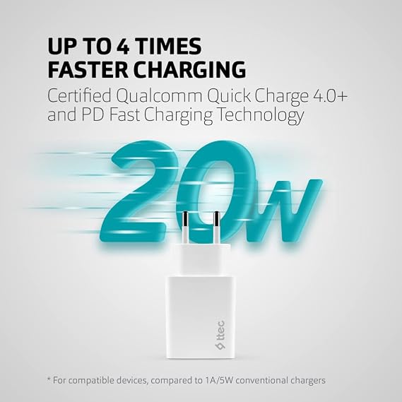 ttec SmartCharger PD 20W Seyahat Hızlı Şarj Aleti
