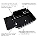 Vesul Center Console Armrest Storage Box Compatible with Honda Civic 2012 2013 2014 2015 ABS Tray Insert Organizer Glove Pallet