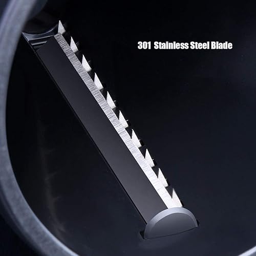 Miniatura 4 de Trituradora giratoria de verduras, rallador de frutas, rebanador desmontable de acero inoxidable, espiralizador para preparación, multifunción,