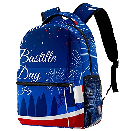 Sac à dos femme multicolore aux motifs d'oiseaux colorés pour voyage et quotidien