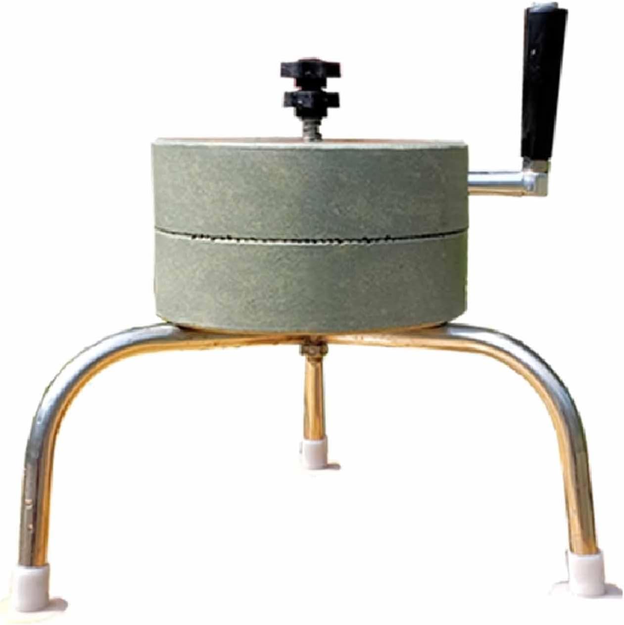 ハンドミル 石臼式穀物粉砕機 ハンドクランクドライ/ウェットグレインミル 調整可能な圧力バルブ付き 7 10インチ ミル/パルベライ