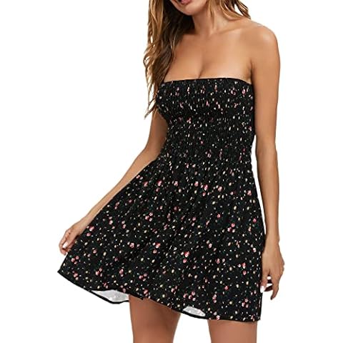 Snakell Women's Floral Summer Dress Cover