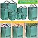 Professional 3-Pack 106 Gallon Big Lawn Garden Bags (D31,H31 in) Yard Waste Bags with Gardening Gloves for Leaf Bag,Yard Debris,Garden Pruning,Plant Trimmings,Lawn Weeds,Grass Clippings Bag 4 Handles