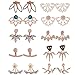 10 Pairs Ear Jacket Stud Lotus Flower Earrings for Women and Girls Set for Sansitive Ears Simple Chic Jewelry Girls