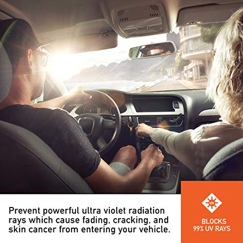 MotoShield Pro - Premium Precut Ceramic Window Tint for 2-Door Truck (Superior Heat Control/Blocks 99% UV) 2mil - Front 2 Sides + Rear Window