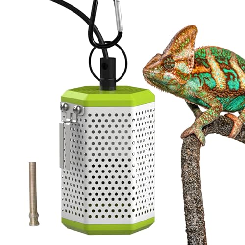 Couvercle de lampe chauffante reptile en maille d'acier robuste pour terrarium sécurisé