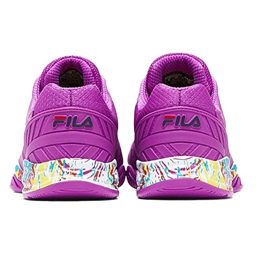 Fila Women`s Axilus 2 Energized Tennis Shoes Purple Cactus Flower and White, 7.5 B(M) US3