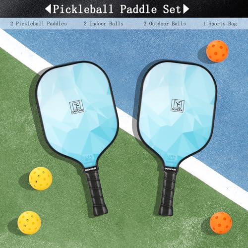 Image of YC DGYCASI Pickleball Paddles Set of 2 USAPA Approved Pickleball Set 2026