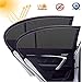 Lot de 2 pare-soleil de fenêtre de voiture pour fenêtre latérale, chaleur solaire et grilles UV et brise-vue