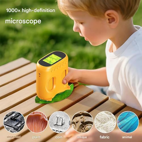 Prismáticos digitales infantiles ligeros con imágenes HD y USB 2